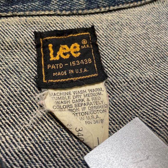 Vintage Lee Riders Made in America acid wash denim jacket - Picture 4 of 7
